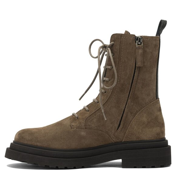 Brunello Cucinelli Suede Lace-Up Ankle Boots IT 39 Women - Picture 3 of 5